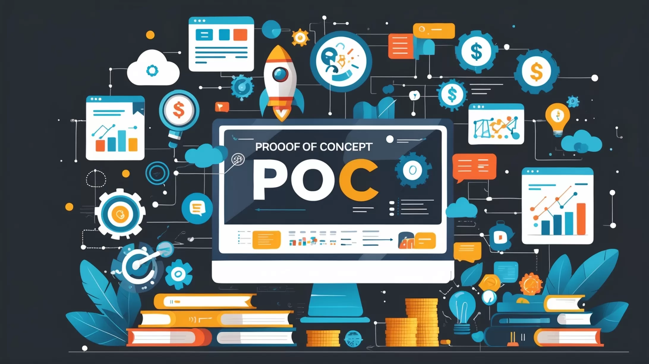 תרשים של מודל POC בטכנולוגיה